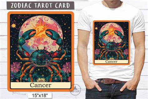 Cancer Zodiac Tarot Card Zodiac Sign Graphic By Olga Boat Design