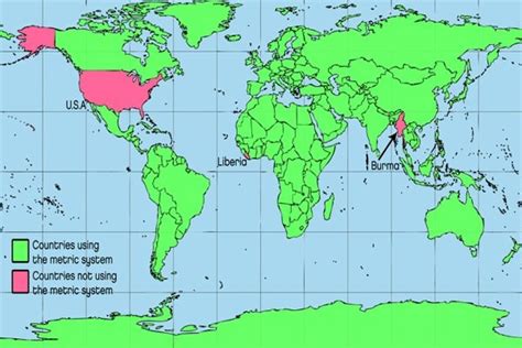 Metric Map: Which Countries Don't Belong?