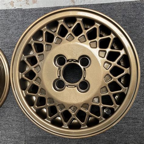 Metro Lattice Alloys Wheels In Bronze Set Of Retro Reproductions