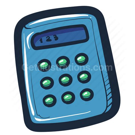 Download Calculator Accounting Math 54262 Illustration