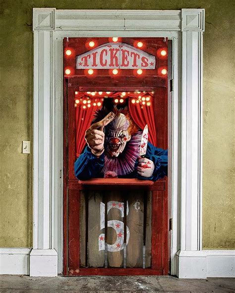 Halloween Horror Clown Circus Door Decoration ★ Buy | Horror-Shop.com