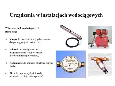 PPT Instalacje wodociągowe PowerPoint Presentation free download