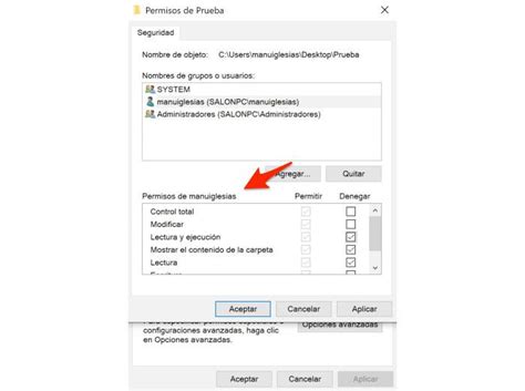 C Mo Cambiar Los Permisos Que Tiene Un Archivo En Windows