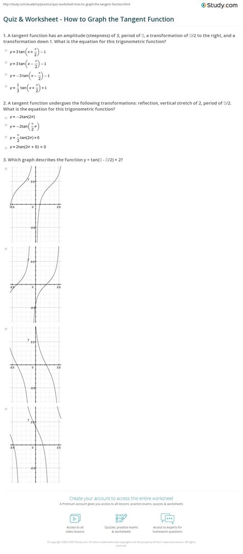 Graphing Reciprocal Functions Worksheets With Answers