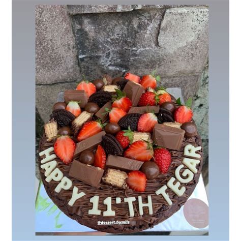 Jual Fudgy Brownies Cake Birthday Premium Topping Nutella Shopee