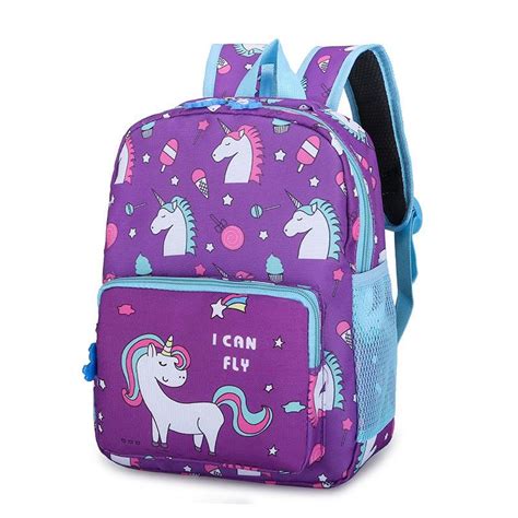 Flying Unicorn Backpack Purple Leah