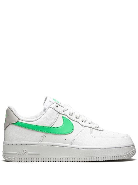 Shop Nike Air Force 1 '07 "White/Green Glow" sneakers with Express Delivery - FARFETCH