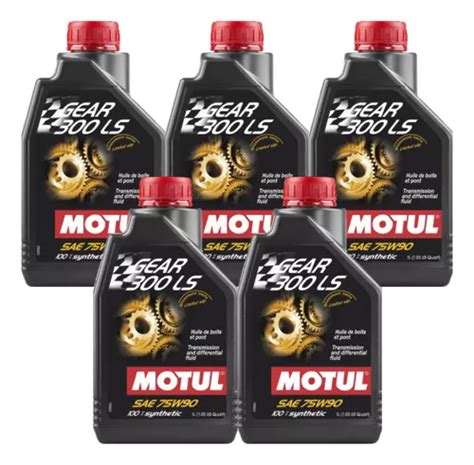 Kit 5 Lts Óleo Transmissão Manual Motul Gear 300 Ls 75w 90