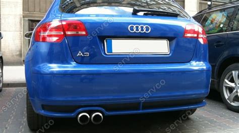 Prelungire Tuning Sport Bara Spate Audi A3 8P Sportback Votex 2005 2008