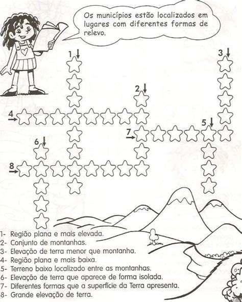 Professora Indira Atividades Sobre Relevo Atividades De Geografia