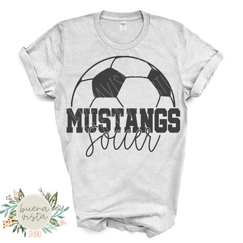 Mustang Soccer Mascot SVG Digital Cut File - Etsy