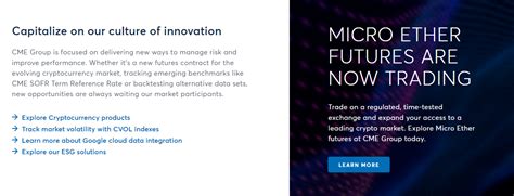 Cme Group Announces The Launch Of Micro Ether Futures