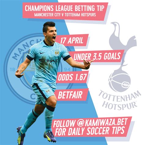 Manchester City Vs Tottenham Betting Tip R Sportsbetting