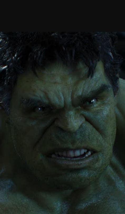 in Avengers (2012) hulk has green eyes but after that they kinda ...