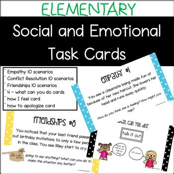 Conflict Resolution Task Cards By The Cozie Okie Teacher Tpt