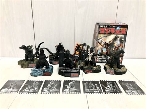 Bandai バンダイ 酒井ゆうじプロデュース ゴジラ全集 Final 50周年 名鑑シリーズ 50th 全7種 フィギュア 食玩 レア