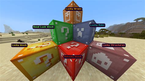 MCPE Bedrock Lucky Blocks Minecraft Addons MCBedrock Forum