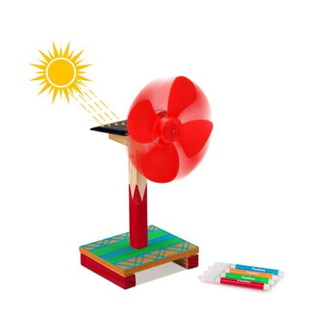 Diy Solar Fan Kit Arts And Craft Shop