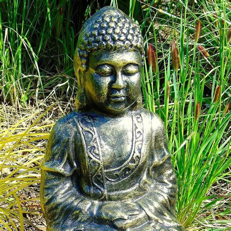 Hindu Buddha Bronze Metal Garden Statue