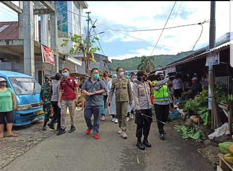 Pasar Potensi Jadi Cluster Penyebaran Covid Pemkab Minut Berlakukan