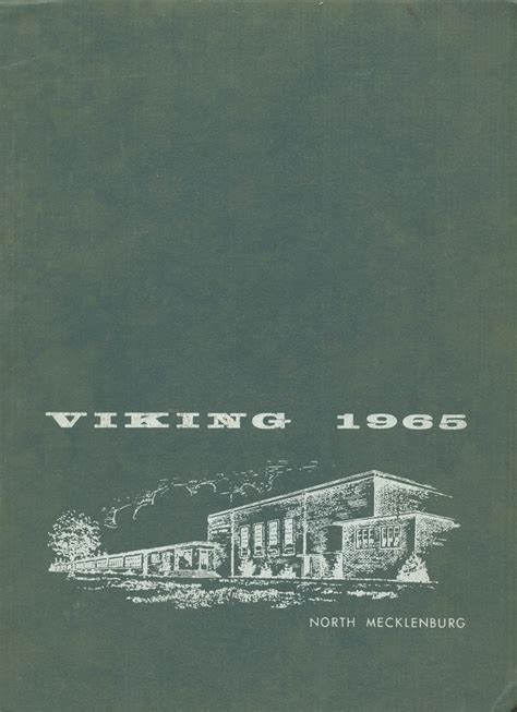 1965 yearbook from North Mecklenburg High School from Huntersville ...