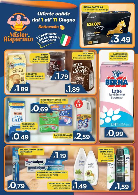 Volantino Mister Risparmio Sottocosto Fino All 11 06 Dal 1 06 2023