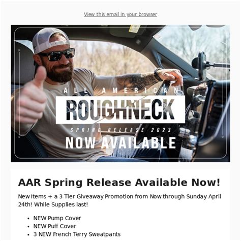 Aar Spring Release Is Now Live All American Roughneck