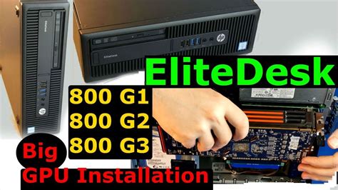 Hp Elitedesk 800 G1 800 G2 Or 800 G3 Elitedesk 8000 8100 8200 8300 Rtx A2000 Gpu Youtube