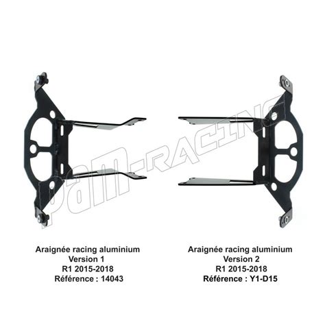 Araignée racing aluminium version 1 TSS R1 2015 2019 PAM RACING