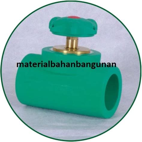 Jual Straight Way Valve Ppr Inch Sambungan Pipa Air Panas Dingin Stop