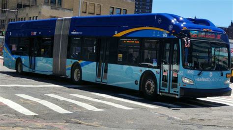 Brand New MTA SBS BX6 New Flyer XD 60 Accordion Style Bus Passing By On