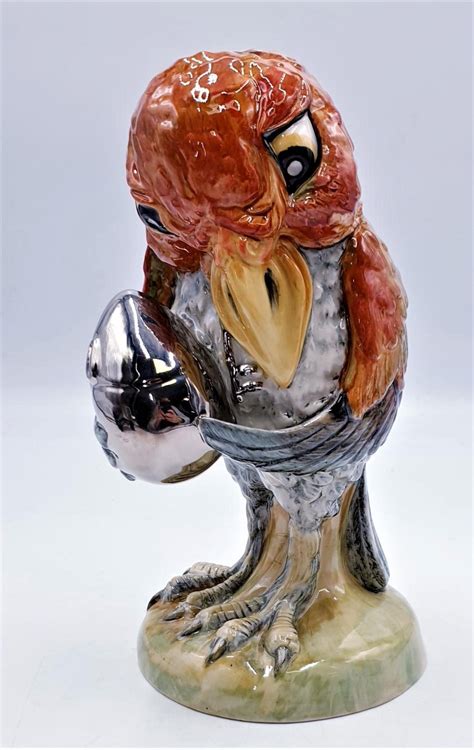 Peggy Davies Ceramics Large 26cm Hand Painted Model Of A Grotesque