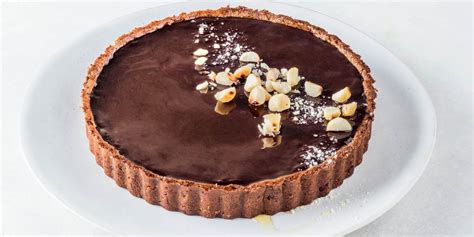 Chocolate Tart With Nut Crust Chocolate Tart Chocolate Tarts Recipe