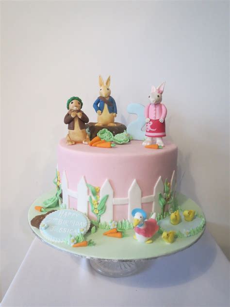 Peter Rabbit birthday cake - Three Sweeties