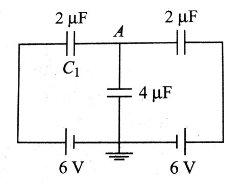 Three Capacitors Are Connected As Shown In The Figure The Potential