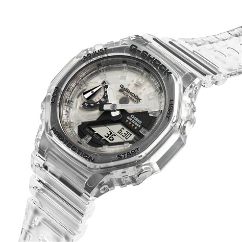 Reloj G Shock Gma S Rx A Carbono Resina Mujer Transparente Btime