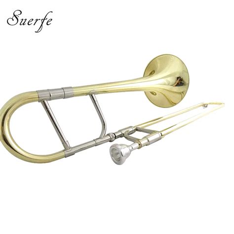 Eb Alto Trombone Musical Instruments Brass Body Lacquer/Nickel Plated ...