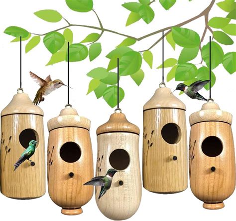 Amazon Dotmalls Wooden Hummingbird House Libiyi Wooden