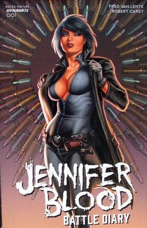 Jennifer Blood Battle Diary 1 Cover C Rebeca Puebla Dynamite