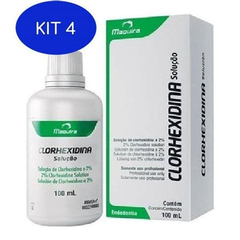 Kit Antisseptico Clorhexidina Solucao Em Ponto