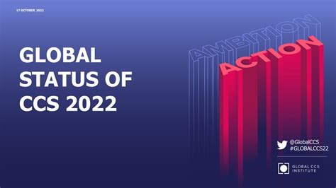 Global Status Of CCS 2022 Report Launch Asia Pacific YouTube