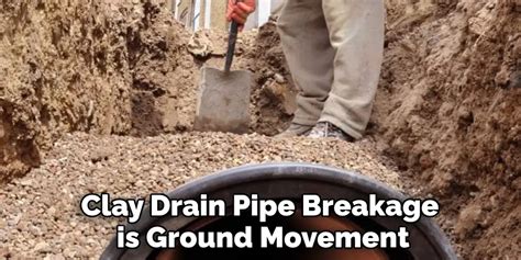 How To Fix A Broken Clay Drain Pipe Underground Steps