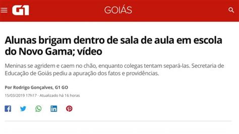 Caos Na Educa O Alunas Brigam Dentro De Sala De Aula Em Escola Do