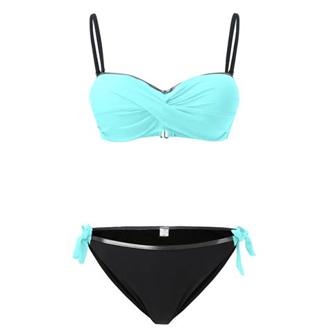 Aqitti Two Piece Bathing Suit Women Women S Bikini Swimsuit High Waist