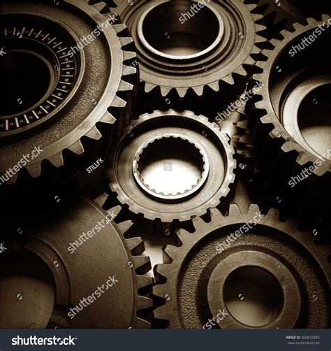 Metal Cog Wheels Bonding Together Stock Photo 400819282 Shutterstock