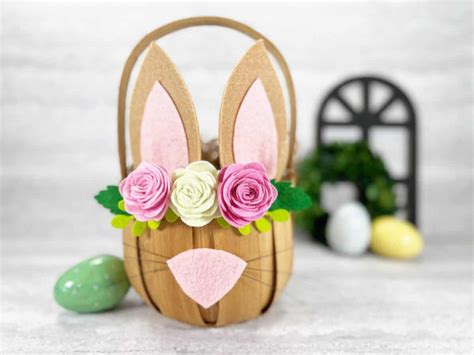 Cute Easter Bunny Basket Dollar Tree Diy Single Girl S Diy