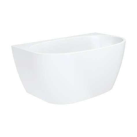 Fienza Keeto Back To Wall Acrylic Bath 1500mm — Designer Bathware