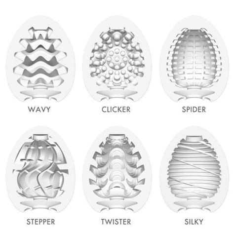 Tenga Easy Beat Egg Masturbator Variety 6 Pack 2024