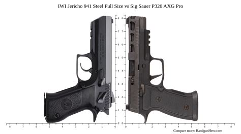 Iwi Jericho Steel Full Size Vs Sig Sauer P Axg Pro Size