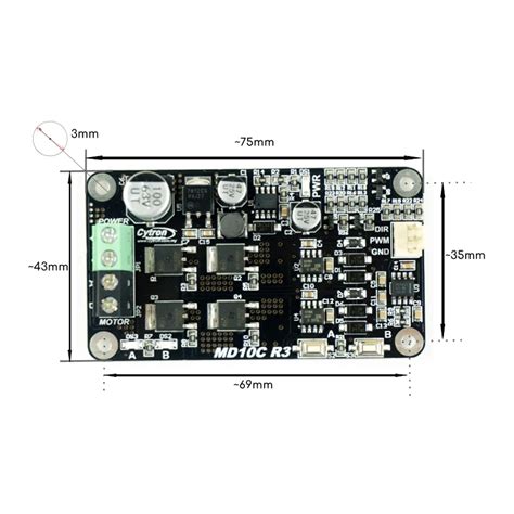 Cytron Enhanced 13amp Dc Motor Driver 30a Peak 10 Seconds Md10c Ibots